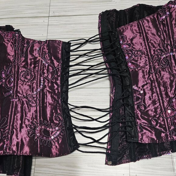 Embellished Overbust Corset Top - Picture 2 of 3